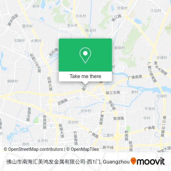 佛山市南海汇美鸿发金属有限公司-西1门 map