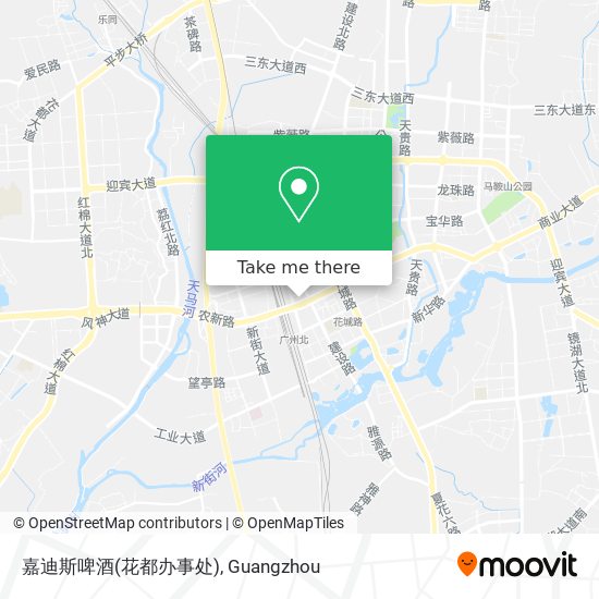 嘉迪斯啤酒(花都办事处) map
