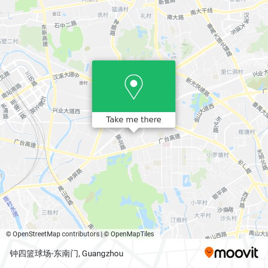 钟四篮球场-东南门 map