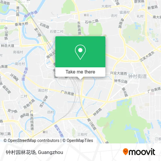 钟村园林花场 map