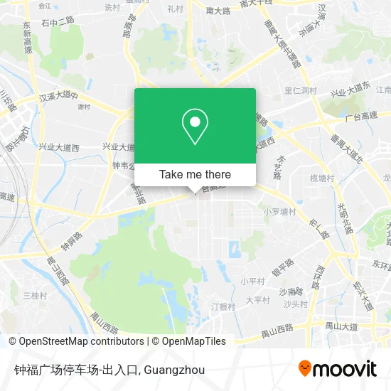 钟福广场停车场-出入口 map