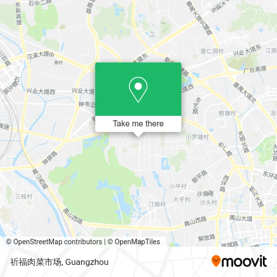 祈福肉菜市场 map