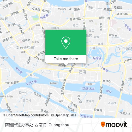南洲街道办事处-西南门 map