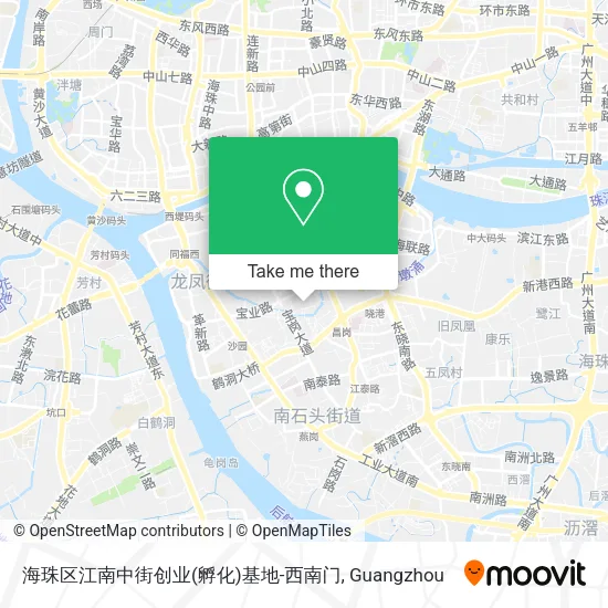 海珠区江南中街创业(孵化)基地-西南门 map