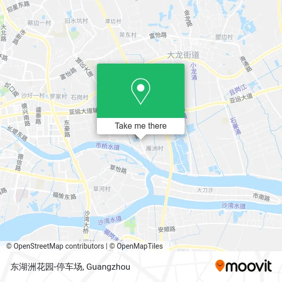 东湖洲花园-停车场 map