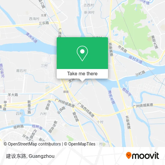 建设东路 map