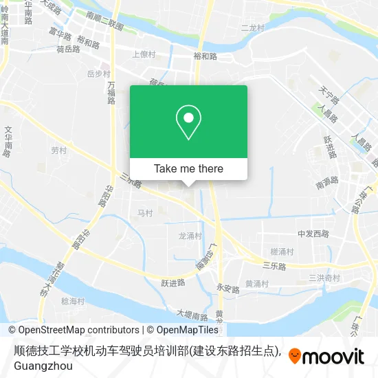 顺德技工学校机动车驾驶员培训部(建设东路招生点) map