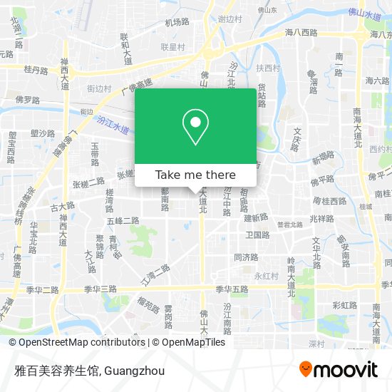 雅百美容养生馆 map