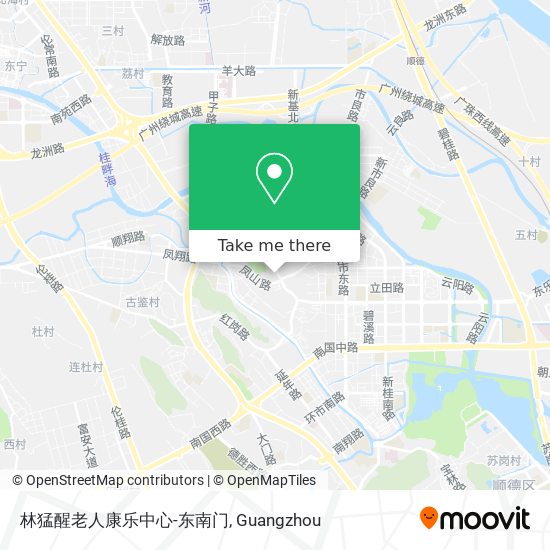 林猛醒老人康乐中心-东南门 map