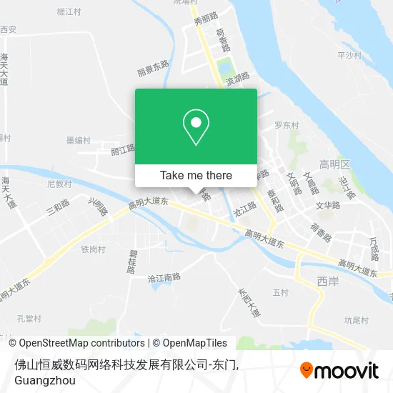 佛山恒威数码网络科技发展有限公司-东门 map