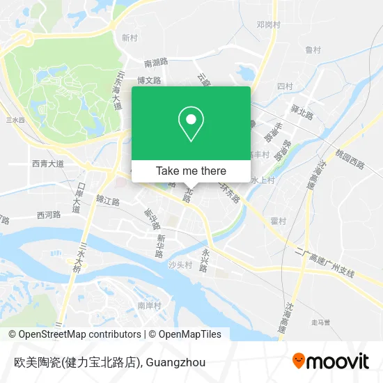 欧美陶瓷(健力宝北路店) map