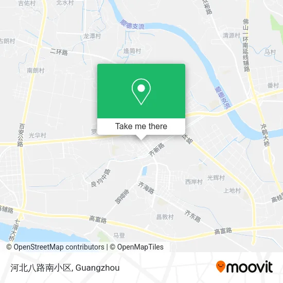 河北八路南小区 map