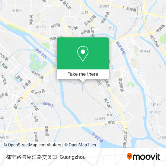 都宁路与应江路交叉口 map
