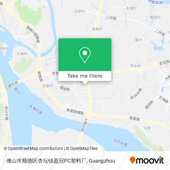 佛山市顺德区杏坛镇盈冠PC塑料厂 map