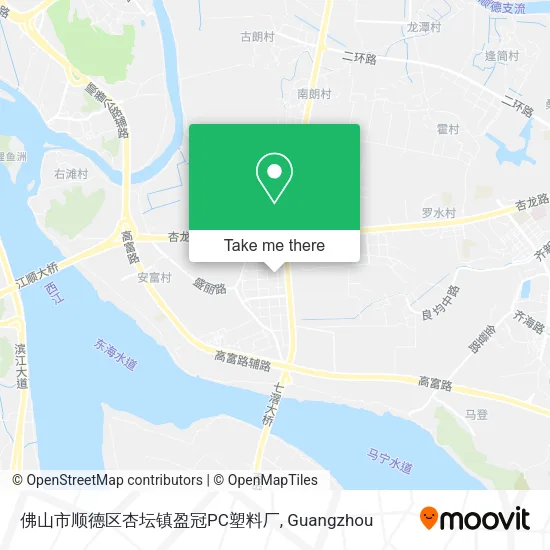 佛山市顺德区杏坛镇盈冠PC塑料厂 map