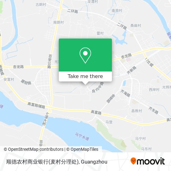 顺德农村商业银行(麦村分理处) map