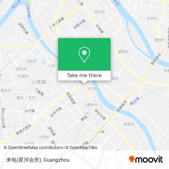 来电(星河会所) map