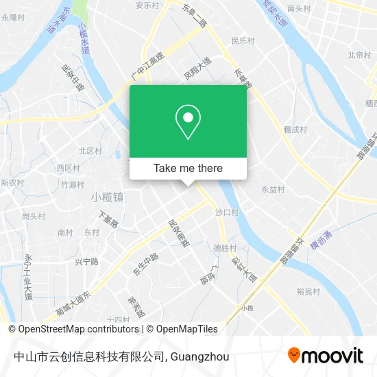 中山市云创信息科技有限公司 map