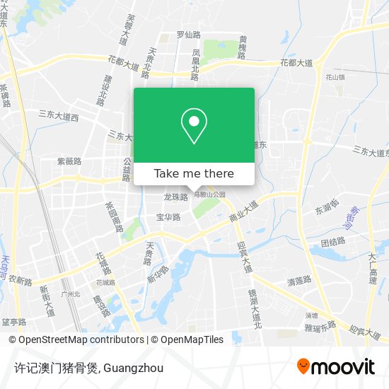 许记澳门猪骨煲 map