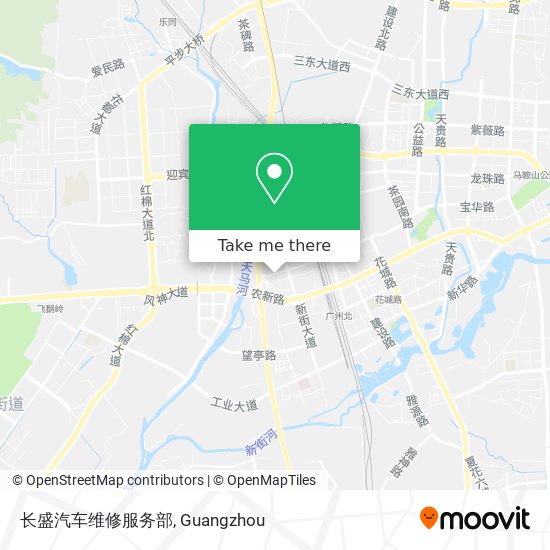 长盛汽车维修服务部 map