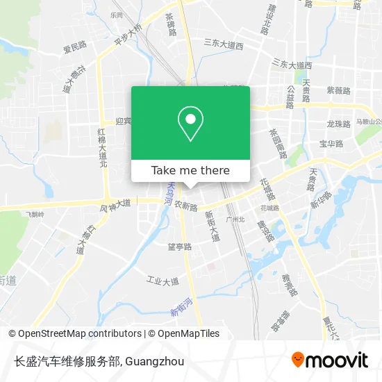 长盛汽车维修服务部 map