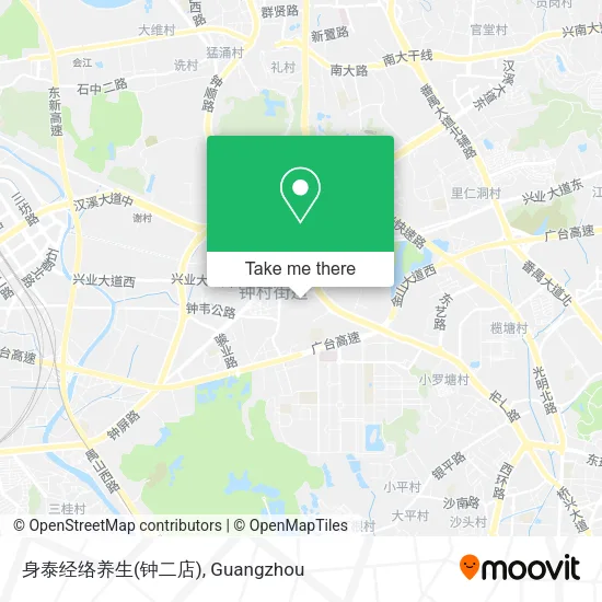 身泰经络养生(钟二店) map