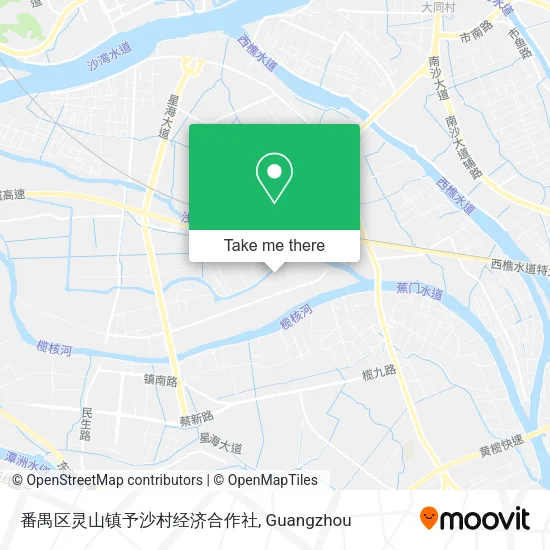 番禺区灵山镇予沙村经济合作社 map