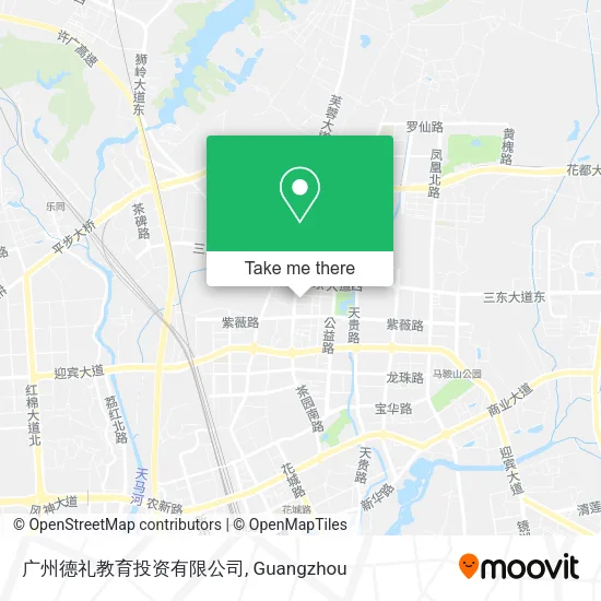 广州德礼教育投资有限公司 map