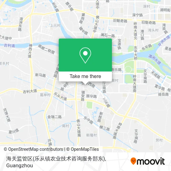海关监管区(乐从镇农业技术咨询服务部东) map