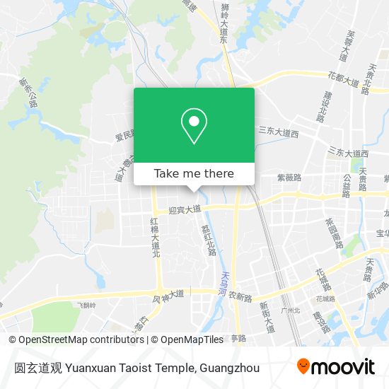 圆玄道观 Yuanxuan Taoist Temple map