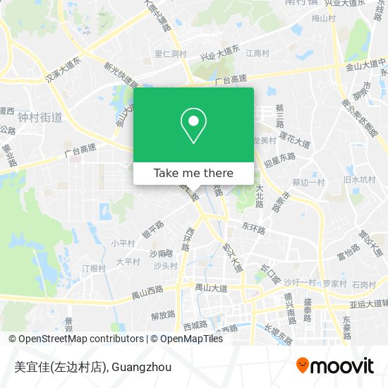 美宜佳(左边村店) map
