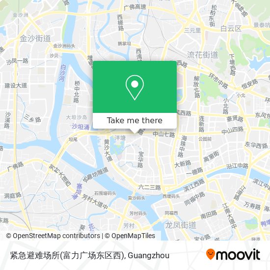 紧急避难场所(富力广场东区西) map