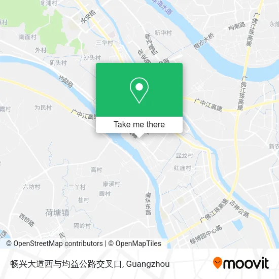 畅兴大道西与均益公路交叉口 map
