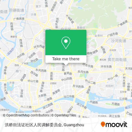 洪桥街法证社区人民调解委员会 map