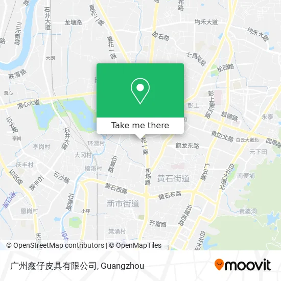 广州鑫仔皮具有限公司 map