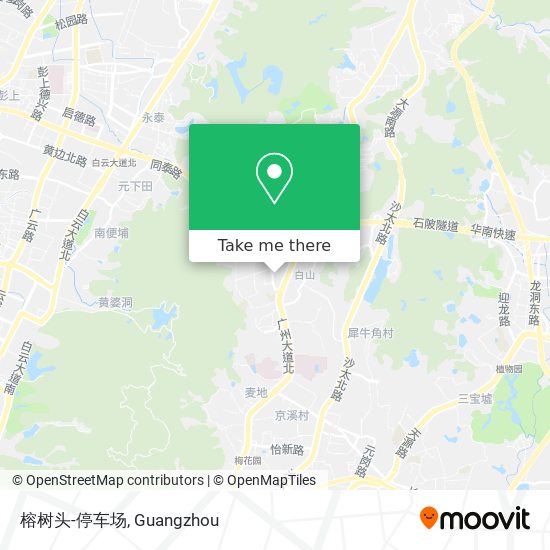 榕树头-停车场 map