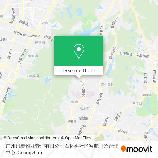 广州讯馨物业管理有限公司石桥头社区智能门禁管理中心 map