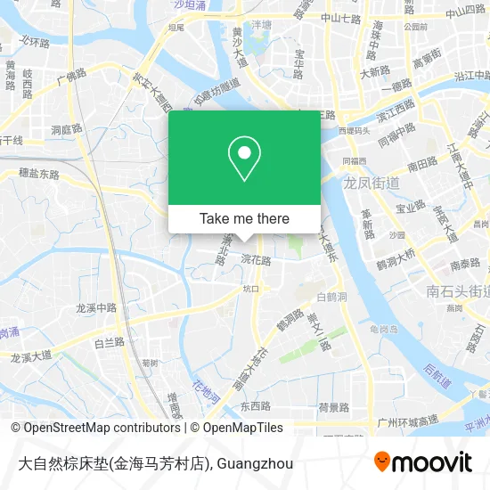 大自然棕床垫(金海马芳村店) map