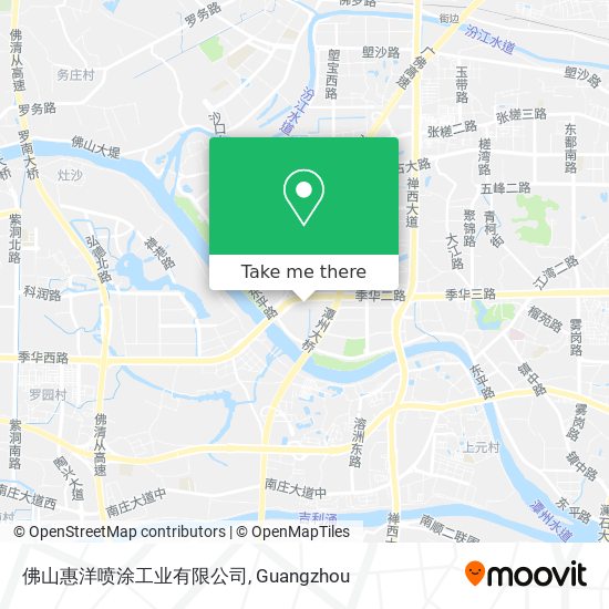 佛山惠洋喷涂工业有限公司 map