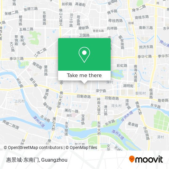 惠景城-东南门 map