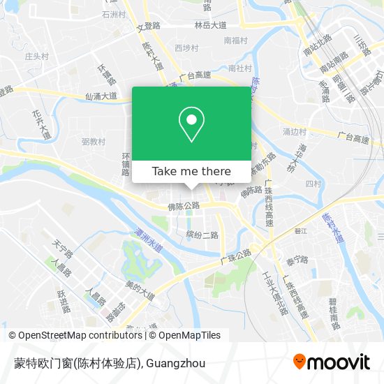 蒙特欧门窗(陈村体验店) map