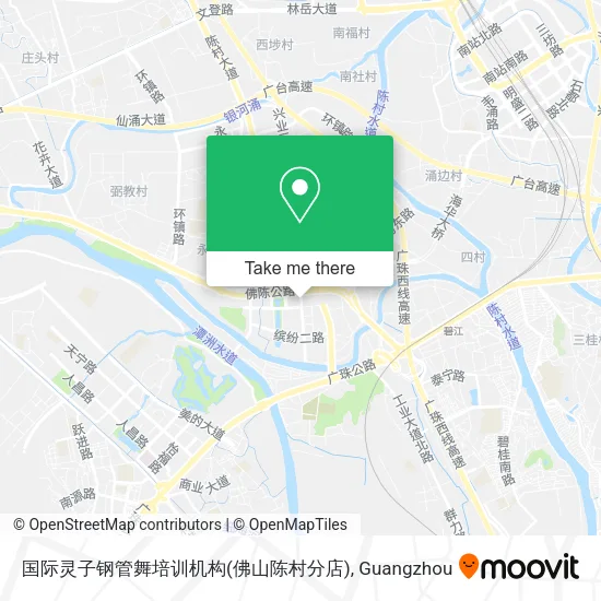 国际灵子钢管舞培训机构(佛山陈村分店) map