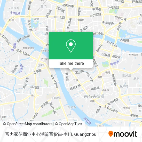 富力家信商业中心潮流百货街-南门 map