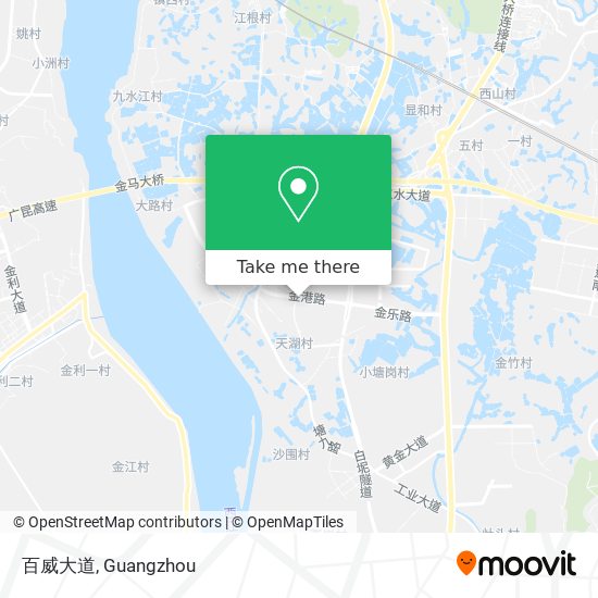 百威大道 map