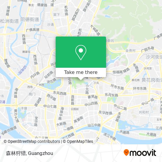 森林狩猎 map