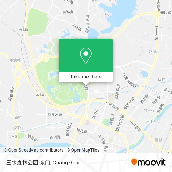 三水森林公园-东门 map