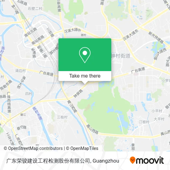 广东荣骏建设工程检测股份有限公司 map