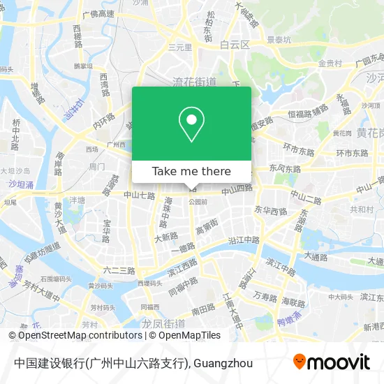 中国建设银行(广州中山六路支行) map