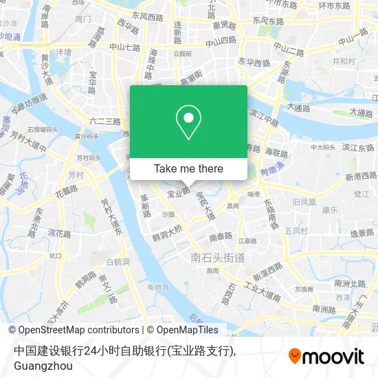 中国建设银行24小时自助银行(宝业路支行) map