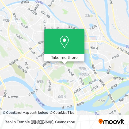 Baolin Temple (顺德宝林寺) map